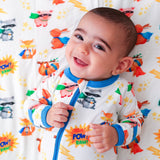 Super Sleepy Heroes Footie