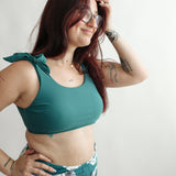 Tie Shoulder Breastfeeding Bikini Swimsuit Top