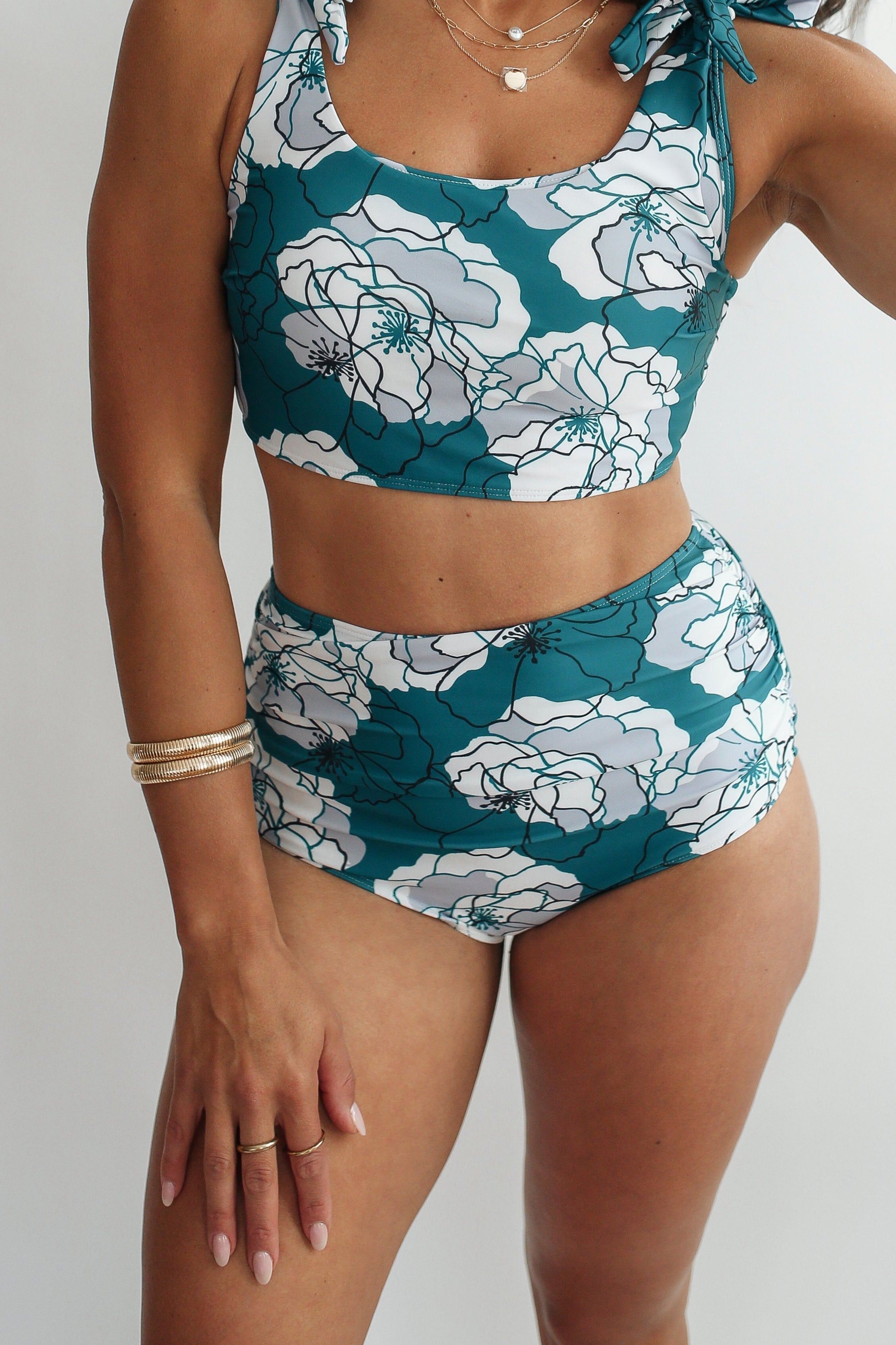 Full Coverage High Waist Bikini Bottoms