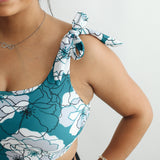 Tie Shoulder Breastfeeding Bikini Swimsuit Top