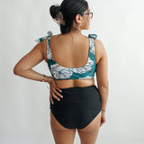 Tie Shoulder Breastfeeding Bikini Swimsuit Top