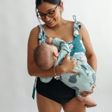 Tie Shoulder Breastfeeding Bikini Swimsuit Top