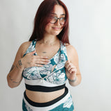 Moderate Coverage High Waist Bikini Bottoms