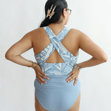 One Piece Zip Up Breastfeeding Swimsuit