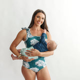 Tie Shoulder Breastfeeding Bikini Swimsuit Top