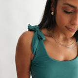 Tie Shoulder Breastfeeding Bikini Swimsuit Top