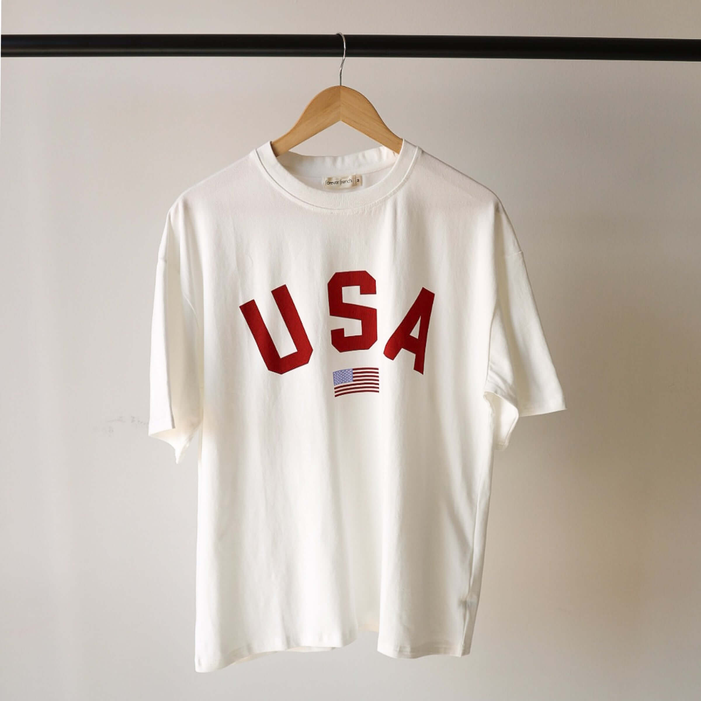 USA | Adult Cotton Tee | Milk & Baby