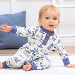 Thumper Easter Henley Romper | Milk & Baby