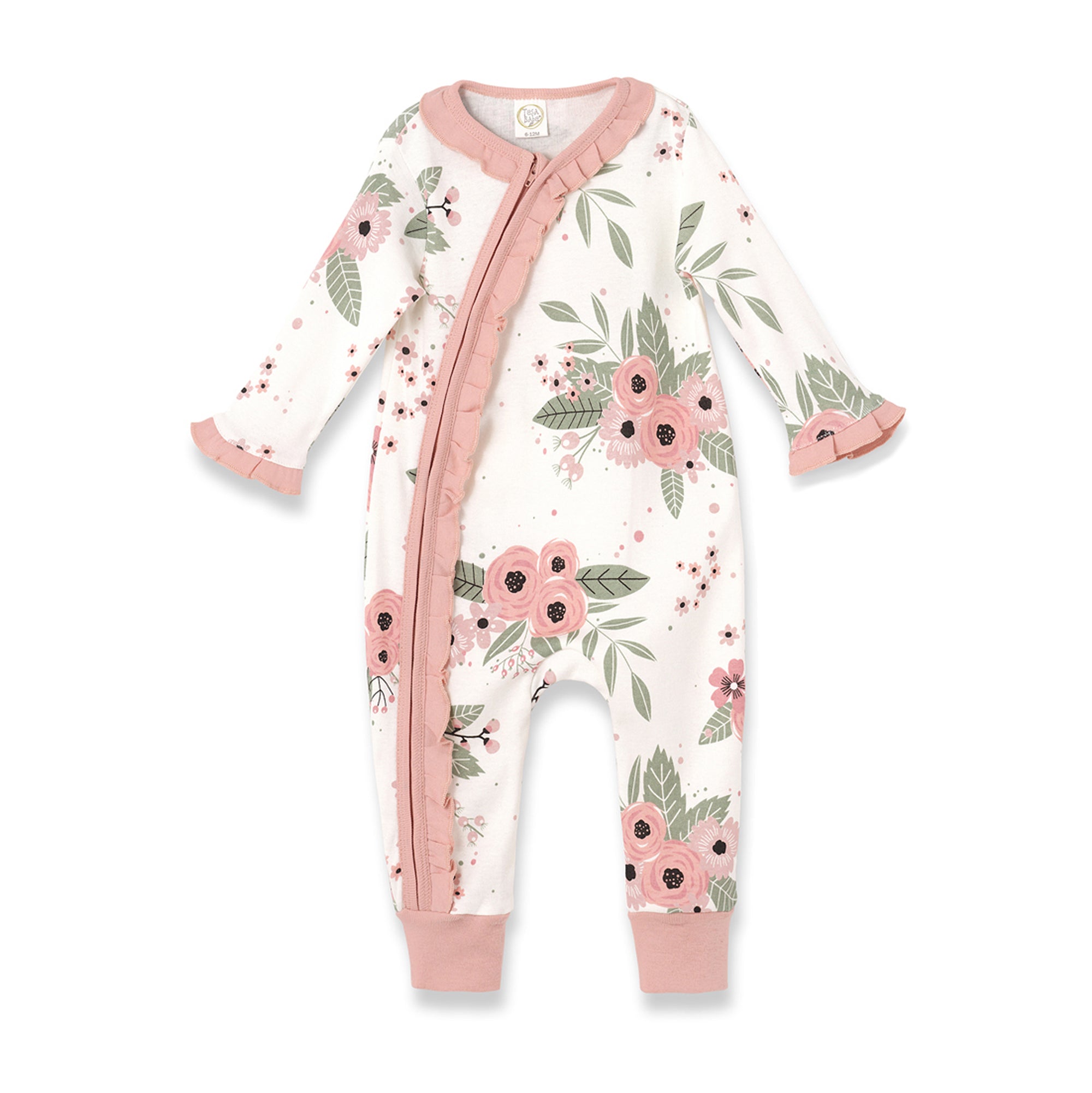 Baby Girl Jardin Floral Romper | Milk & Baby
