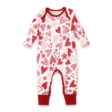 Hearts Bamboo Romper | Milk & Baby