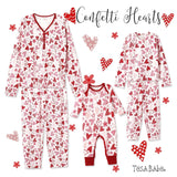Hearts Women's Valentine Bamboo Pajama Set | Milk & Baby