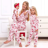 Hearts Women's Valentine Bamboo Pajama Set | Milk & Baby