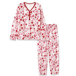 Hearts Women's Valentine Bamboo Pajama Set | Milk & Baby