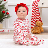 Ho-Ho-Ho | Christmas Bamboo Zipper Romper