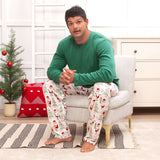 Christmas Santa | Bamboo Adult Pajama Pants | Milk & Baby