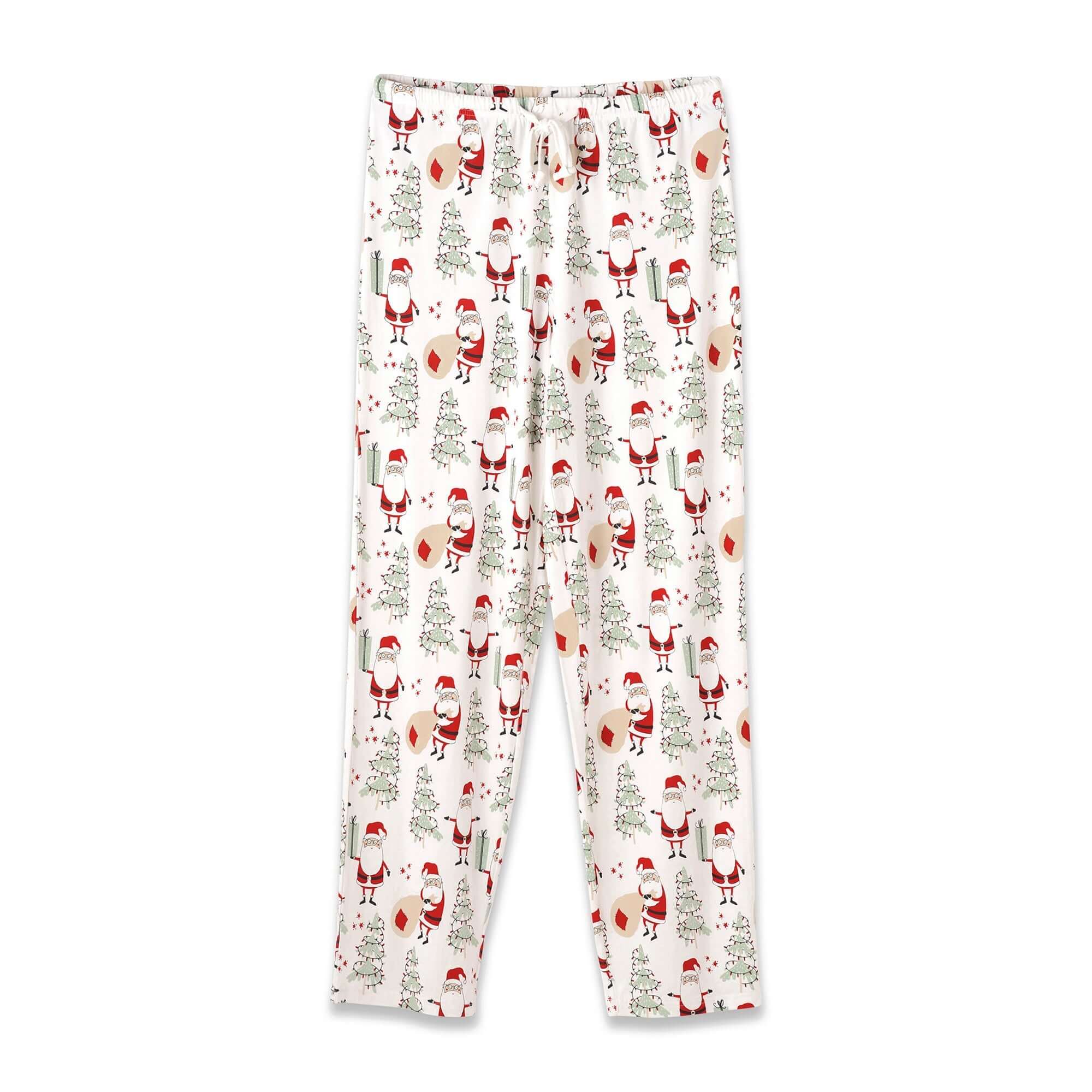 Christmas Santa | Bamboo Adult Pajama Pants | Milk & Baby
