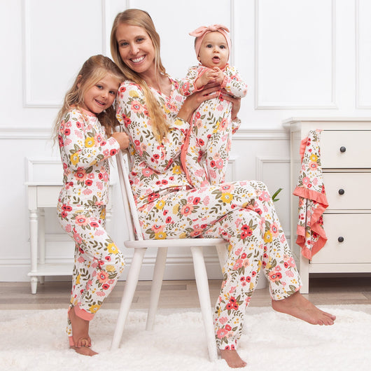 Floral Garden Women's Loungewear Set Milk & Baby