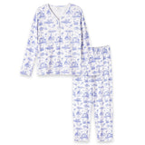 Toile de Jouy Bamboo Women's Pajama Set | Milk & Baby