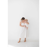 Floral Print Organic Cotton Henley Romper