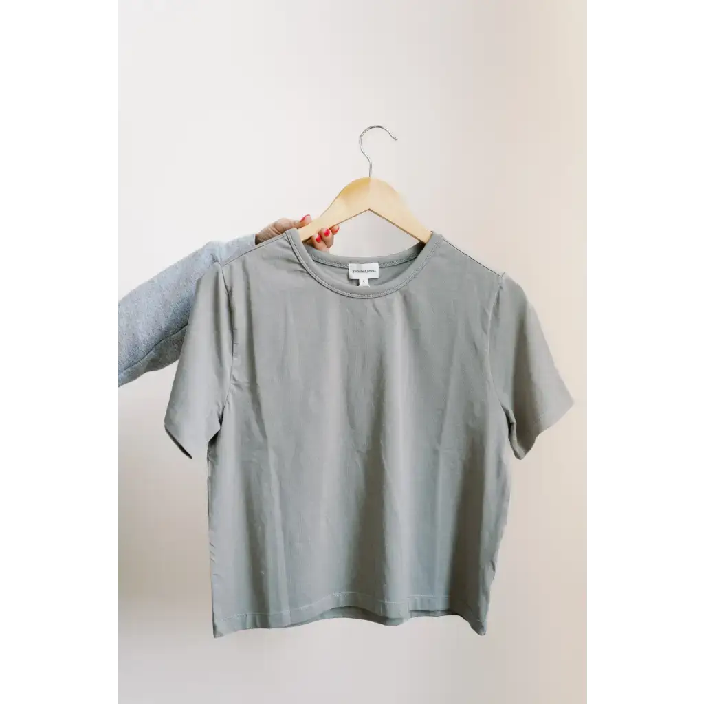 The Mom Crop in Moon Mist | Milk & Baby