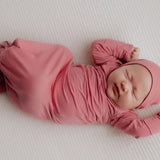 Rose Knotted Newborn Baby Gown