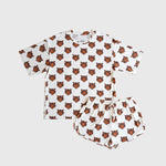 Forever French Baby Tigers Women's Bamboo Short Pajama Set | Milk & Baby