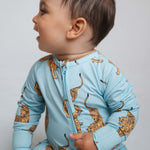Tigers | Bamboo Zip Romper | Milk & Baby