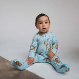 Tigers | Bamboo Zip Romper | Milk & Baby