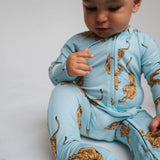 Tigers | Bamboo Zip Romper | Milk & Baby
