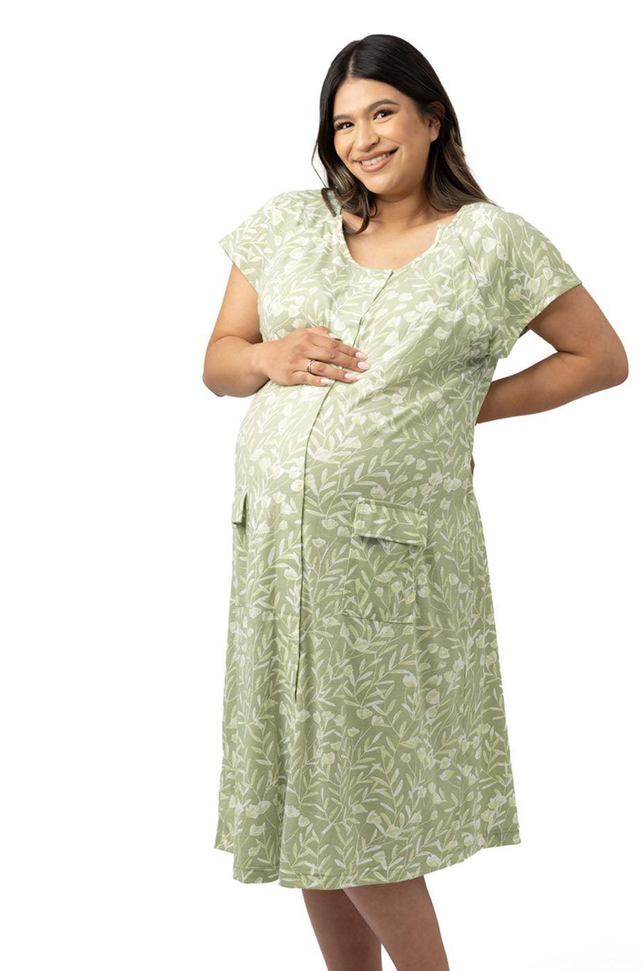 Bohemian Boho Labor Delivery Hospital Nursing Robe & Labor Delivery Gown –  Baby Be Mine