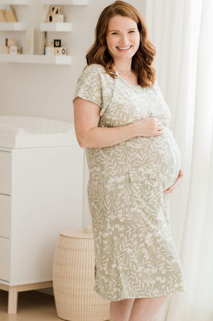 Universal Labor and Delivery Gown in Fern - Milk & Baby 