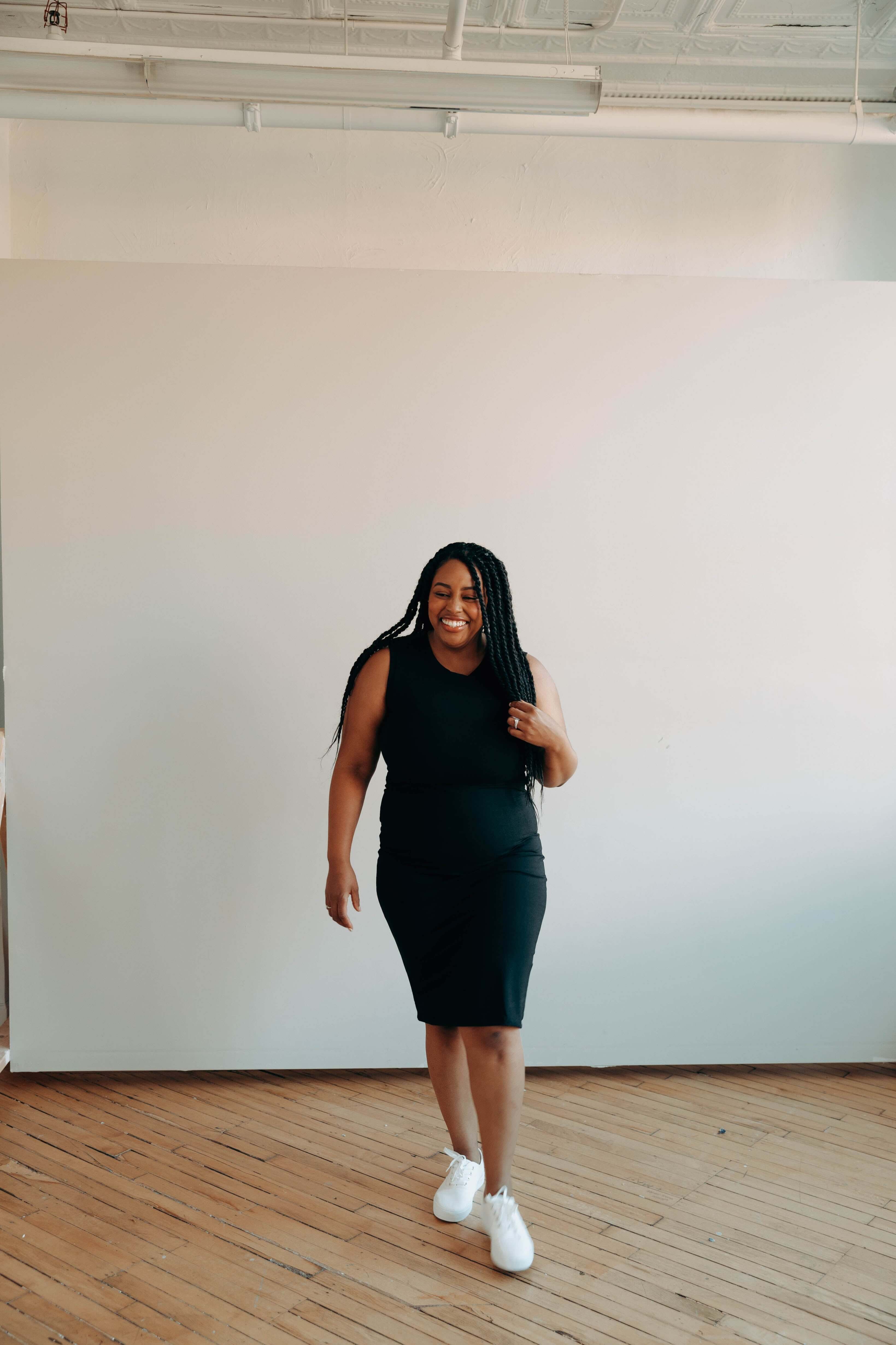 Little Breastfeeding Dress | Black | Milk & Baby