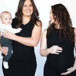 Little Breastfeeding Dress | Black | Milk & Baby