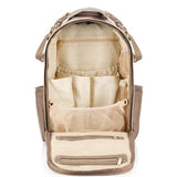 Vanilla Latte Boss Plus™ Backpack Diaper Bag - Milk & Baby 