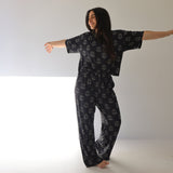 Flaming Hearts | Women's Boxy Tee Lounge Set