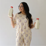 Milk | Women's Boxy Tee Lounge Set