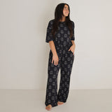 Flaming Hearts | Women's Boxy Tee Lounge Set