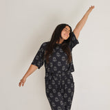 Flaming Hearts | Women's Boxy Tee Lounge Set