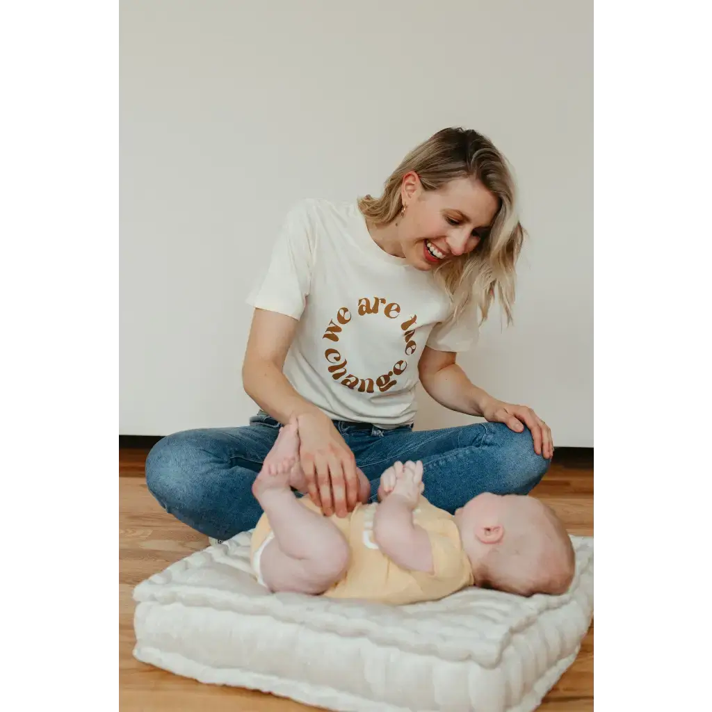 We are the Change Graphic T-shirt | Adult | Milk & Baby