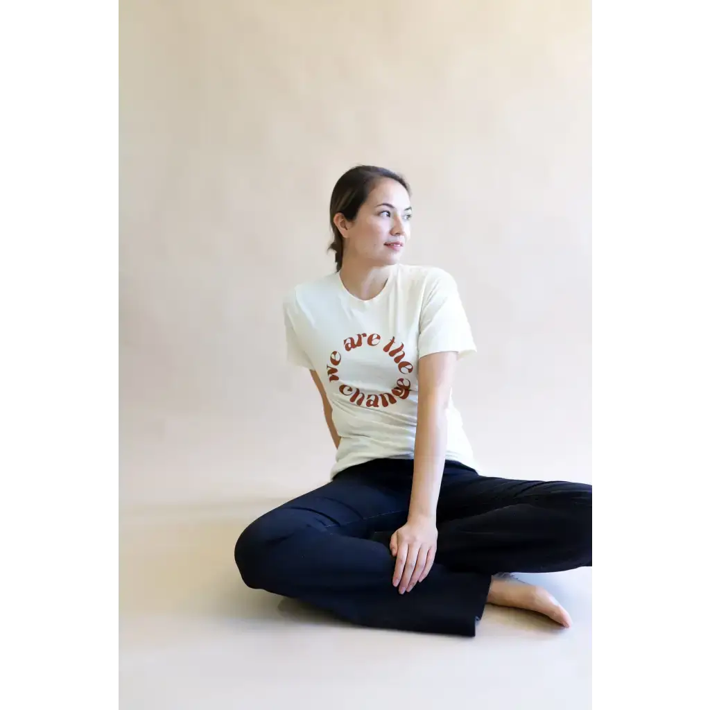 We are the Change Graphic T-shirt | Adult | Milk & Baby