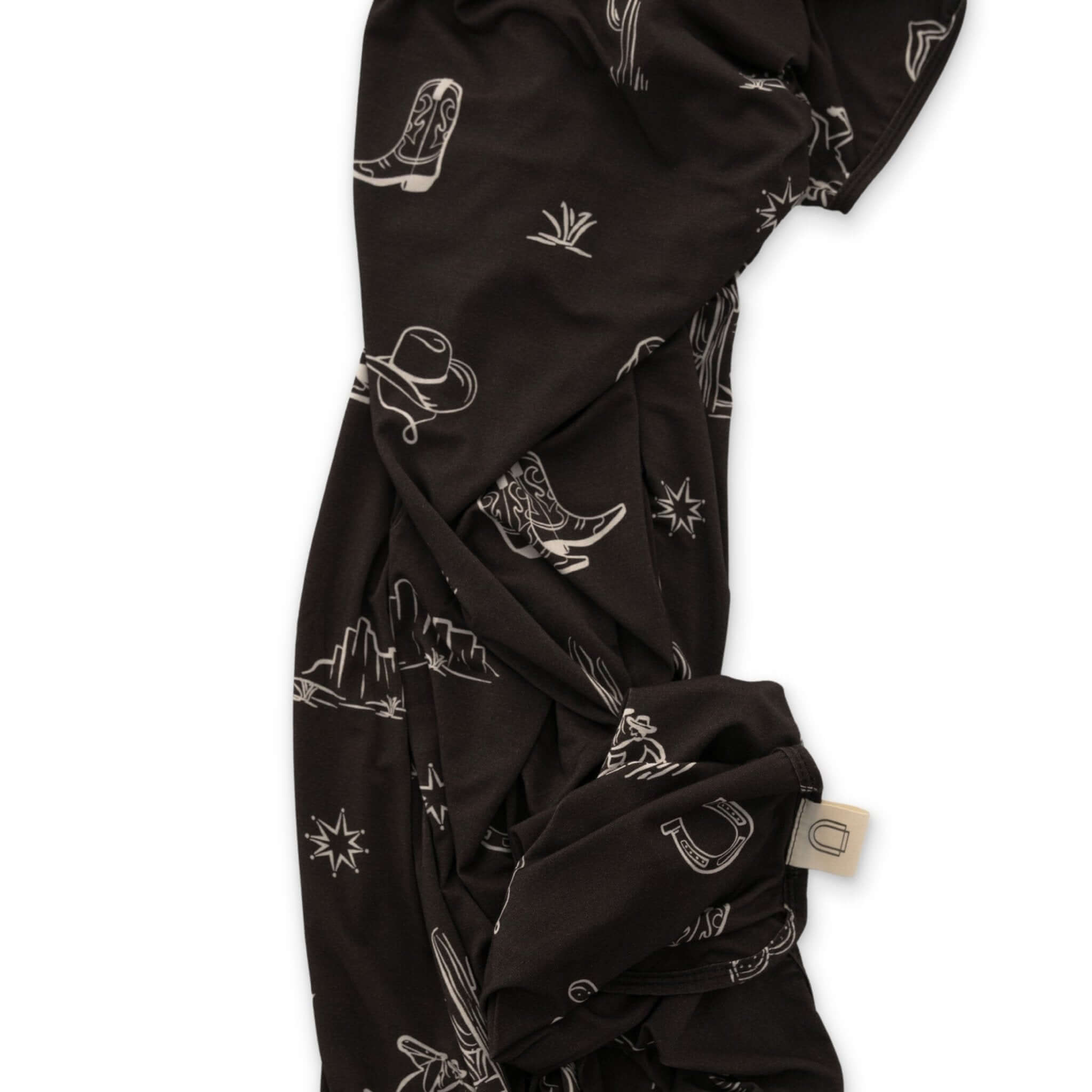 Western Stretch Swaddle Blanket | Milk & Baby