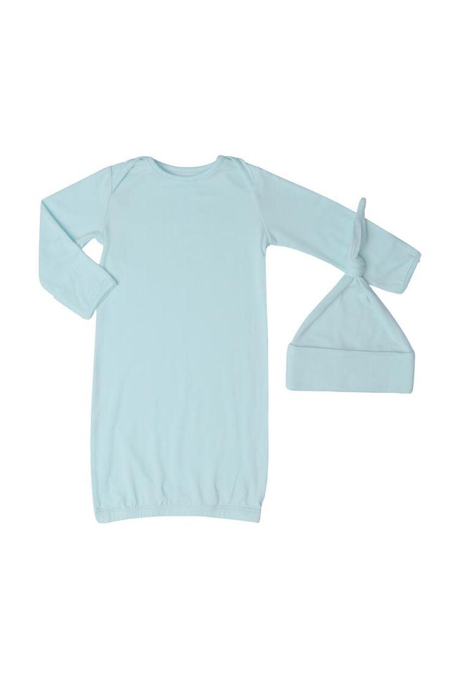 Whisper Blue Maternity & Nursing PJ & Baby Set | Milk & Baby