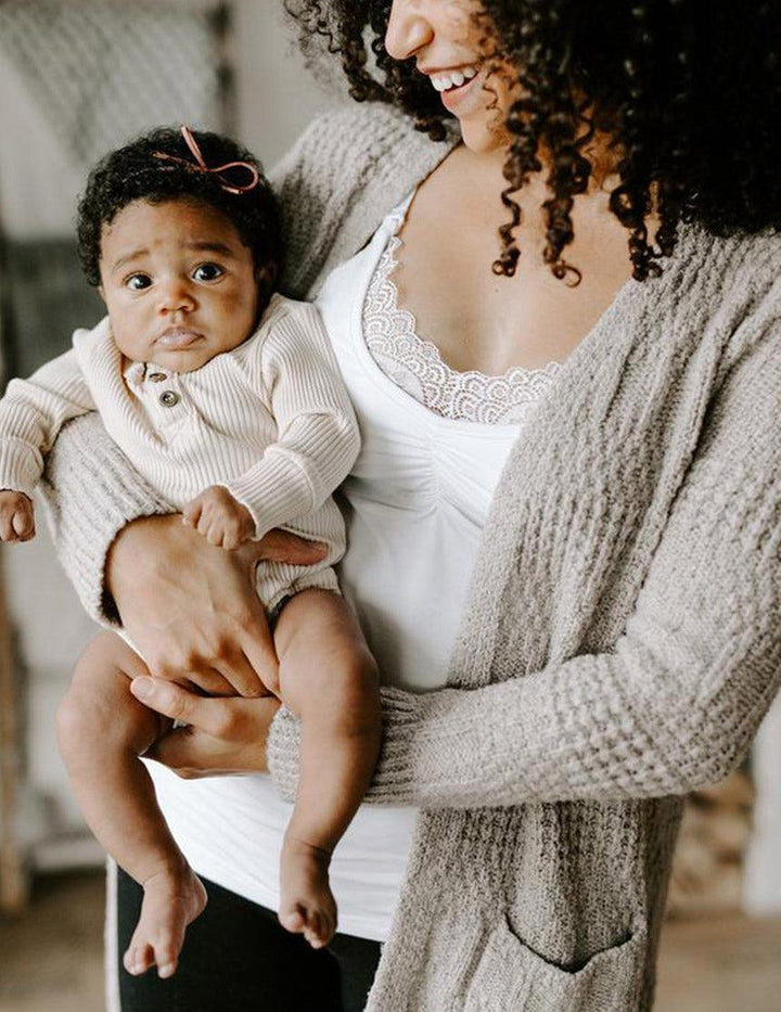 White Lace Nursing Camisole - Milk & Baby 