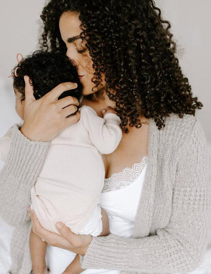 White Lace Nursing Camisole - Milk & Baby 