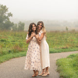 Willow Blush Pink Cotton Gauze Midi Dress