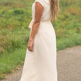 Willow Blush Pink Cotton Gauze Midi Dress