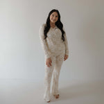 Cottage Quilt | Women's Long Sleeve Bamboo Pajama | Milk & Baby
