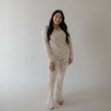 Cottage Quilt | Women's Long Sleeve Bamboo Pajama | Milk & Baby