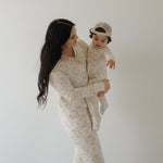 Cottage Quilt | Women's Long Sleeve Bamboo Pajama | Milk & Baby
