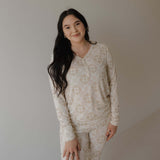 Cottage Quilt | Women's Long Sleeve Bamboo Pajama | Milk & Baby